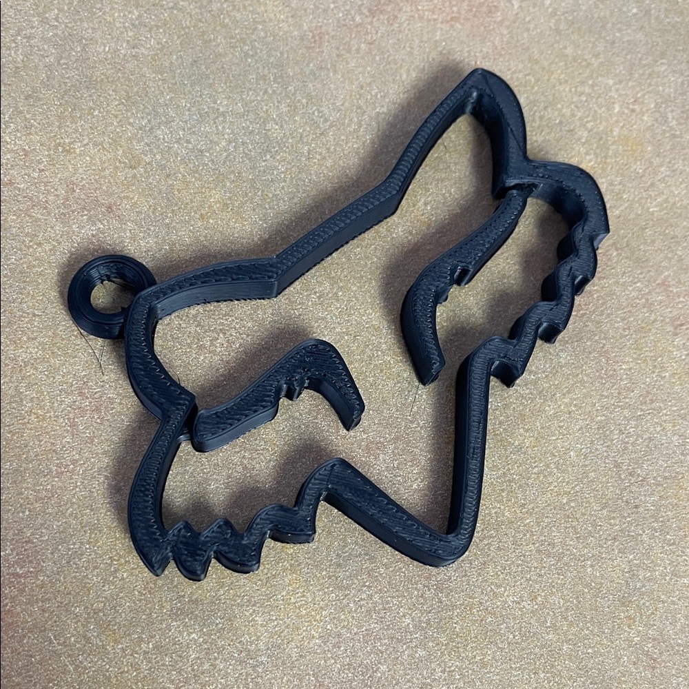 Fox Racing black key chain 3.5”